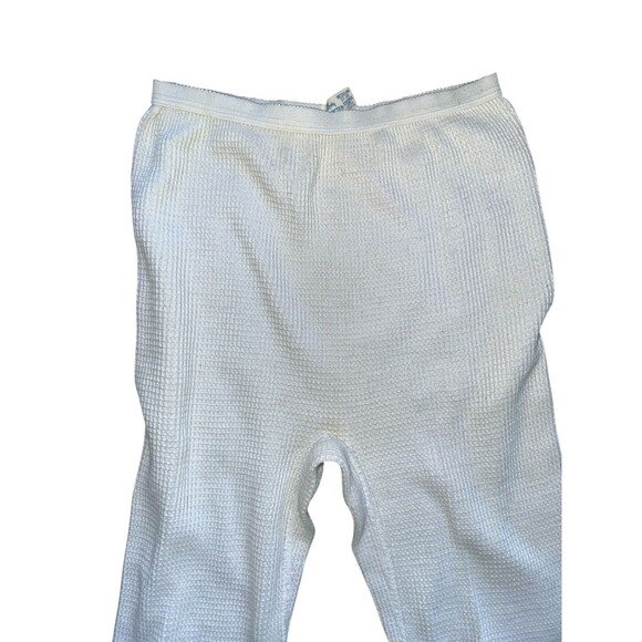 Vintage Lady Arctex Waffle Knit Thermal Pants Medium Cozy Cabincore Loungewear - Picture 4 of 13